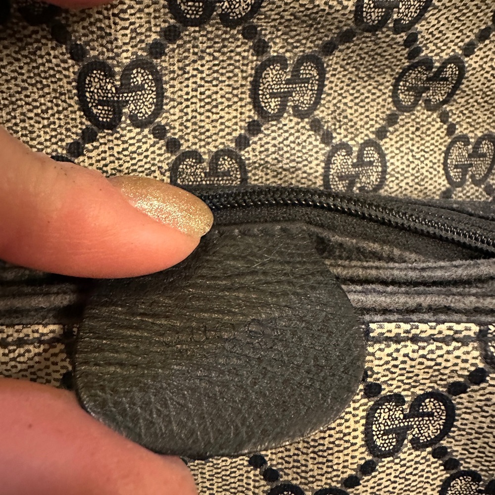 Gucci Navy GG Pattern Shoulder Bag - Picture 5 of 10